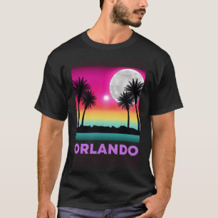 Orlando Florida Beach Retro Urlaub T-Shirt
