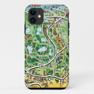 Orlando Florida Cartoon Karte Case-Mate iPhone Hülle