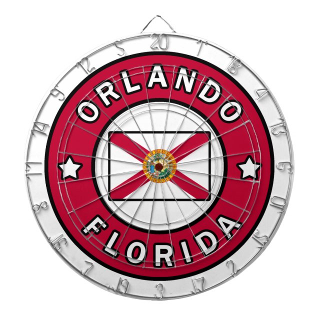 Orlando Florida Dartscheibe (vorne)