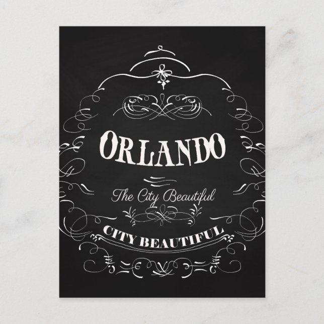Orlando Florida - Die schöne Stadt Postkarte (Vorderseite)