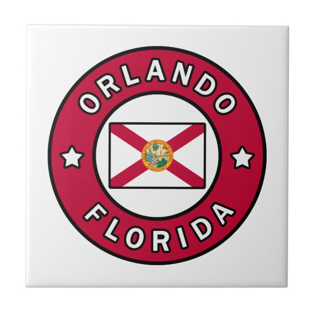 Orlando Florida Fliese (Vorderseite)