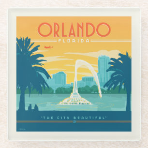 Orlando Florida Glasuntersetzer