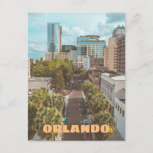 Orlando, Florida im Foto mit Namen Postkarte