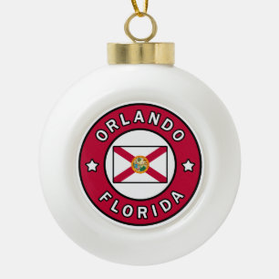 Orlando Florida Keramik Kugel-Ornament