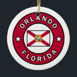 Orlando Florida Keramik Ornament<br><div class="desc">Orlando Florida</div>