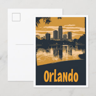 Orlando Florida Kunst, Dichtung und Musik Postkarte