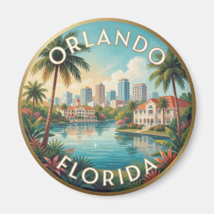 Orlando Florida Lake City Reise Magnet