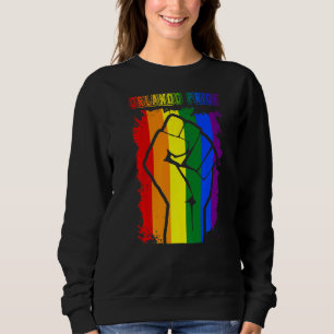 Orlando Florida Lgbt Pride Month Lgbtq Rainbow Fla Sweatshirt