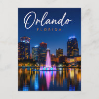 Orlando Florida Nacht Skyline Stadt Reise