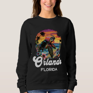 Orlando Florida Palm Tree Reise Retro Vint Sweatshirt