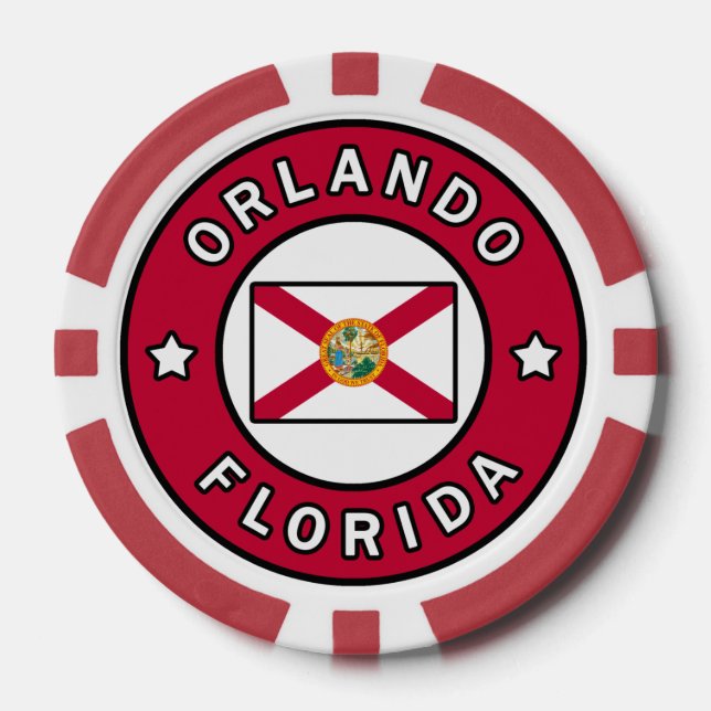Orlando Florida Pokerchips (Vorderseite)
