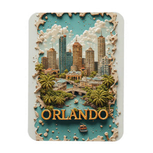Orlando Florida Reiseabenteuer Magnet