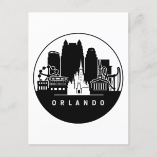Orlando Florida Skyline Postkarte