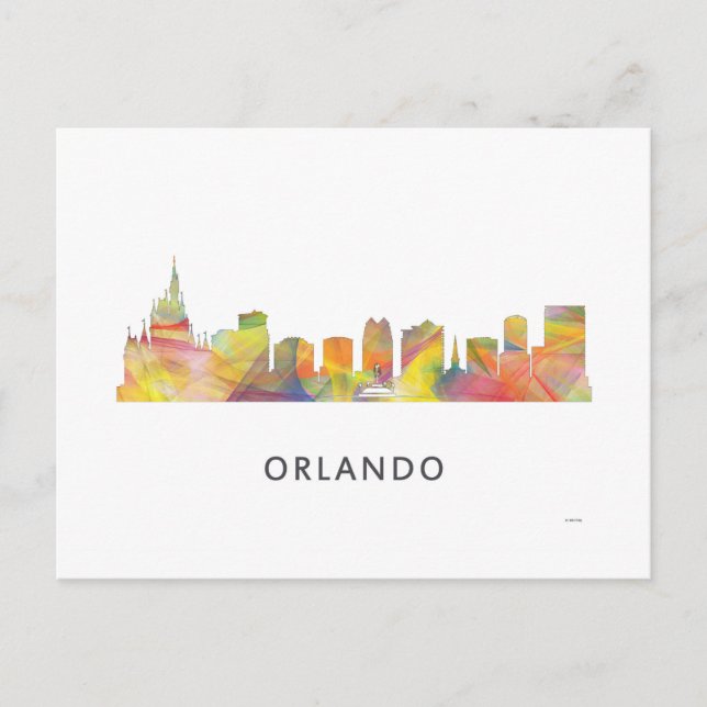 ORLANDO, FLORIDA SKYLINE WB1 - POSTKARTE (Vorderseite)