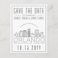Orlando, Florida | Stilisierte Skyline Save the Da