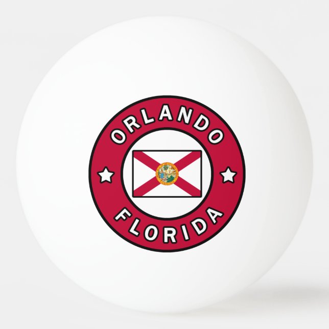 Orlando Florida Tischtennisball (Vorderseite)