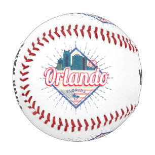 Orlando Florida United Staaten Skyline Vintag USA Baseball