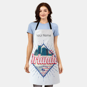 Orlando Florida Vereinigte Staaten Skyline Vintage Schürze