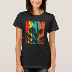 Orlando Florida Vintag Retro Tropischer Sommer Män T-Shirt
