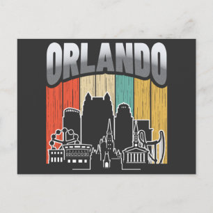 Orlando Florida Vintage Postkarte