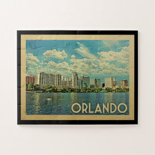 Orlando Florida Vintage Reise Puzzle