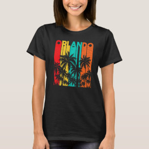 Orlando Florida Vintage Retro Tropischer Sommer Mä T-Shirt