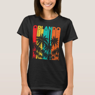 Orlando Florida Vintage Retro Tropischer Sommer Mä T-Shirt