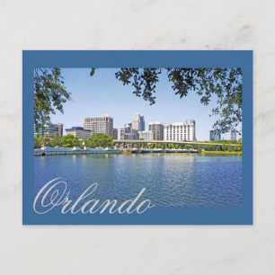 Orlando, Florida, vom Luzerersee aus gesehen Postkarte