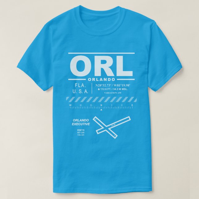 Orlando Führungskraft Airport ORL T - Shirt (Design vorne)