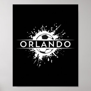 Orlando Fußballfan Stadion Unterstützung Zeigen Si Poster