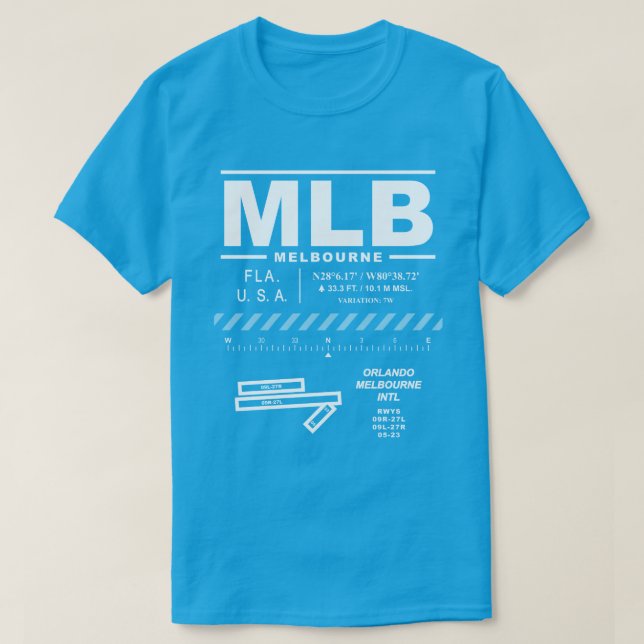 Orlando Melbourne Int'l Airport MLB-T - Shirt (Design vorne)