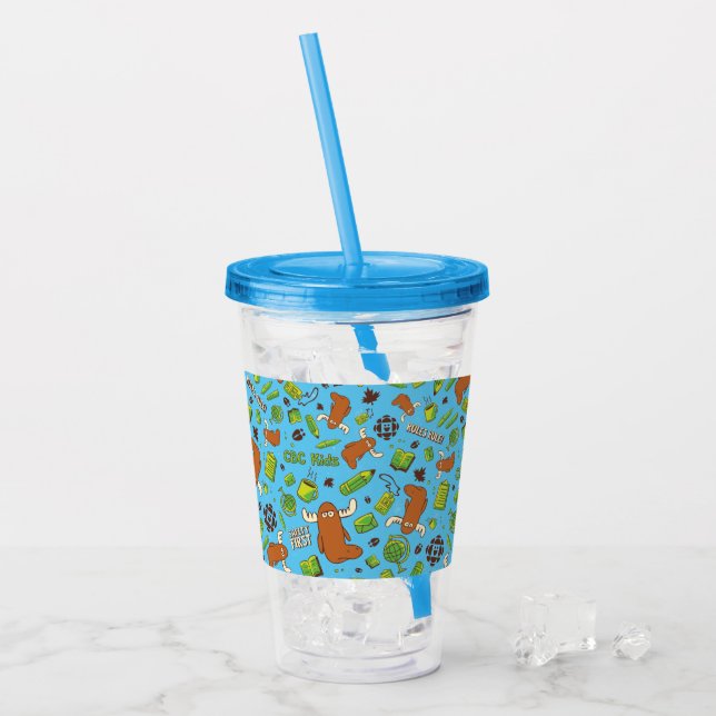 Orlando Pattern Acryltrinkbecher (Vorderseite Ice)