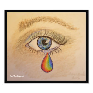 Orlando Pride Teardrop Fotodruck