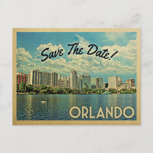 Orlando Save the Date Florida Ankündigungspostkarte
