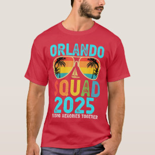 Orlando Squad 2025 Urlaub Freunde Familie Matchin T-Shirt