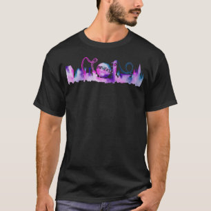 Orlando Theme Park Inspiriert Wasserfarben Skyline T-Shirt