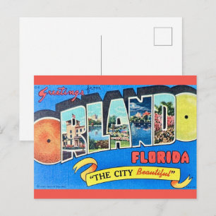 Orlando Vintage-Grußpostkarte Postkarte