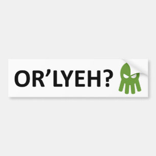 OR'LYEH? AUTOAUFKLEBER
