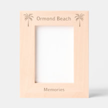 Ormond Beach Florida Laser gravierter Rahmen