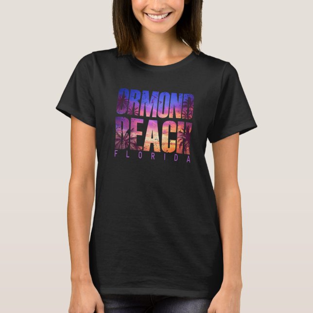 Ormond Beach Florida Summer Vacation Matching Fami T-Shirt (Vorderseite)
