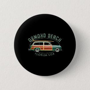 Ormond Beach Florida Vintage-Surfen Button