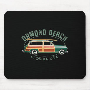 Ormond Beach Florida Vintage-Surfen Mousepad