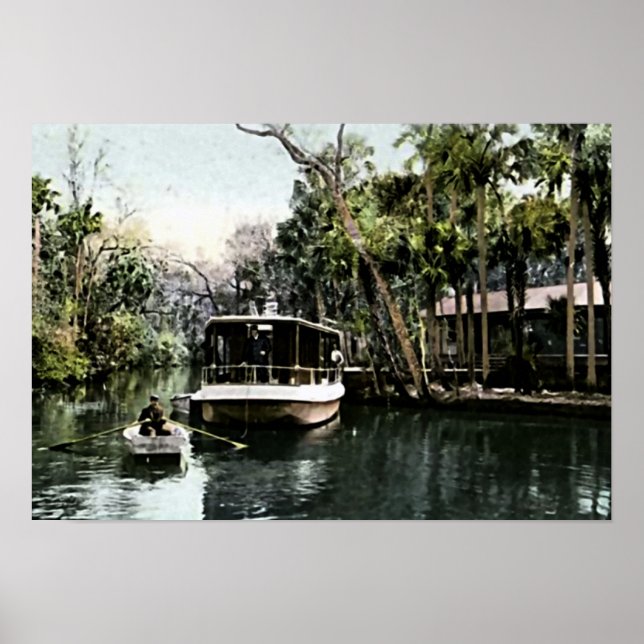 Ormond, Florida Ausflugsboot Poster (Vorne)