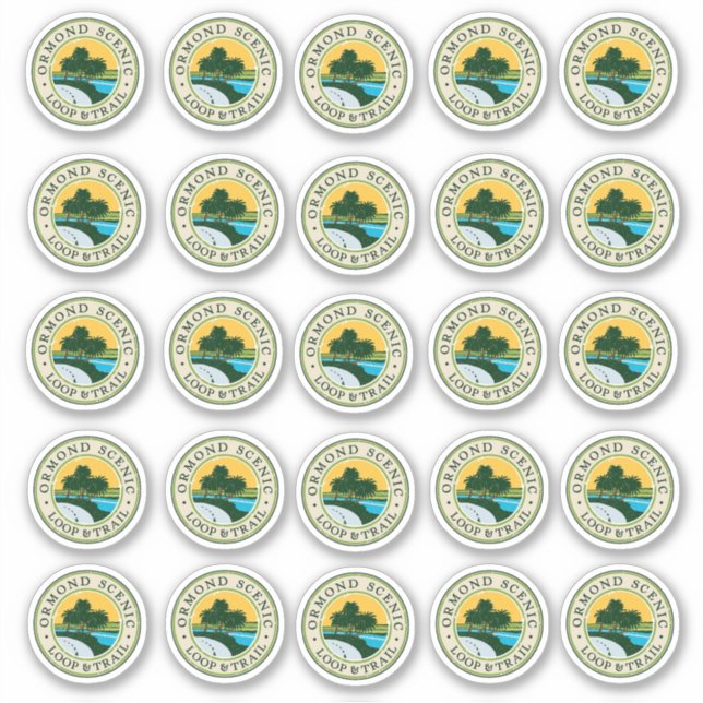 Ormond Landschaftlich Loop Sticker Sheet - Set von (Vorderseite)