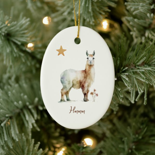 Ornament - Alpaca (Baum)