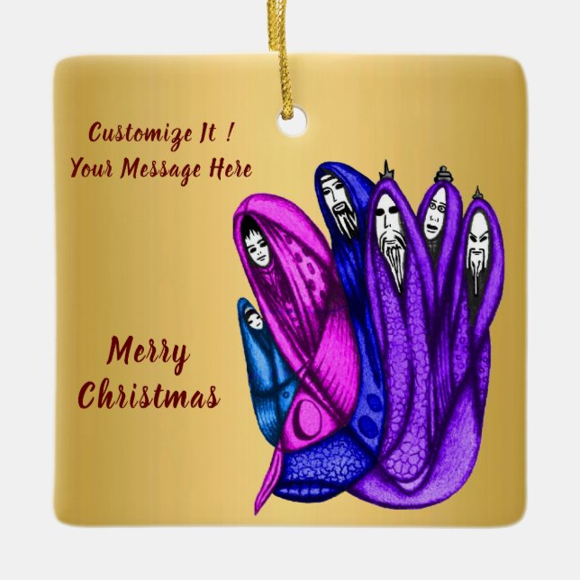 Ornament Christmas Three Wise Kings (Vorderseite)