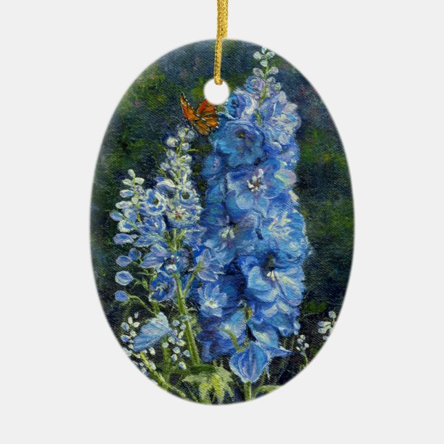 Ornament "Delphiniums" (Vorne)