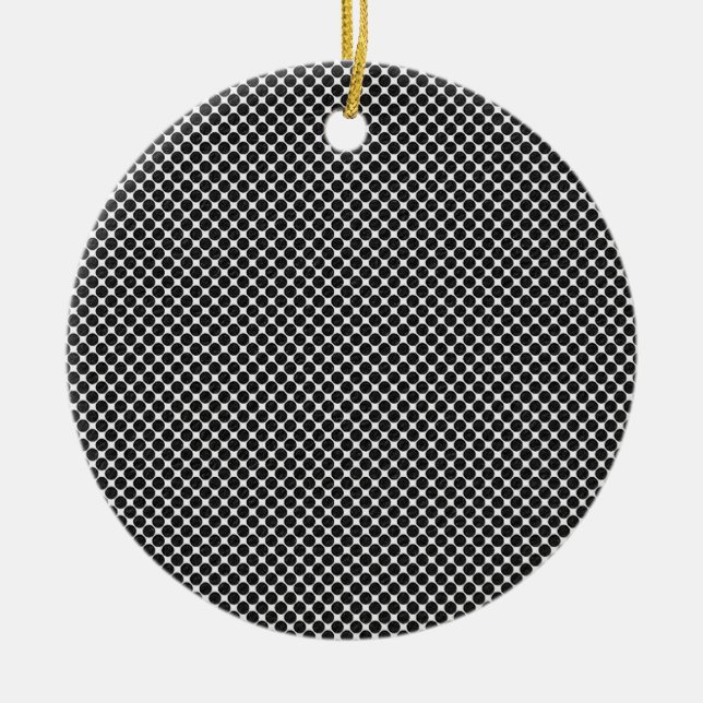 Ornament der abstrakten optischen Punkte (Vorne)