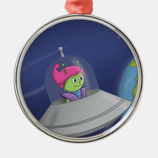 Ornament der Erde Aus Metall (Vorne)