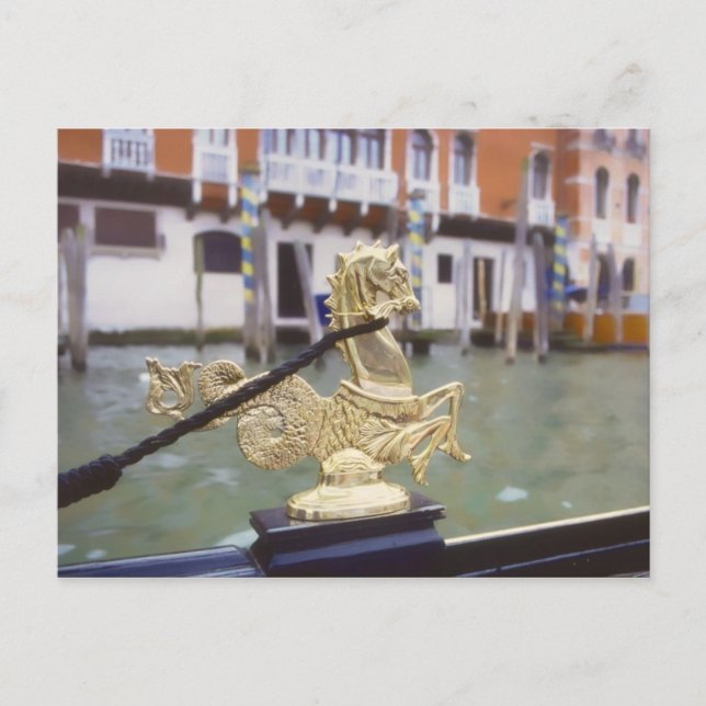 Ornament der Gondel von Venedig Postkarte (Vorderseite)